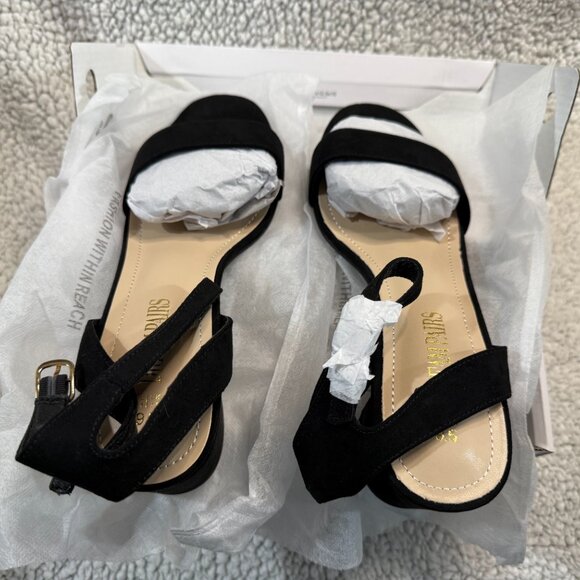 DREAM PAIRS Open Toe Chunky Block Heel Sandals - Picture 5 of 10